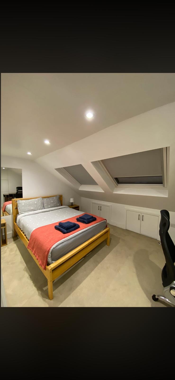 Cleaned student bedroom